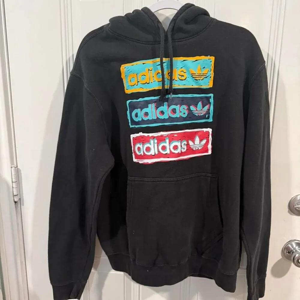 Adidas Men's Black Hoodie